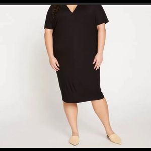 Universal Standard Premier Double V Dress - Black